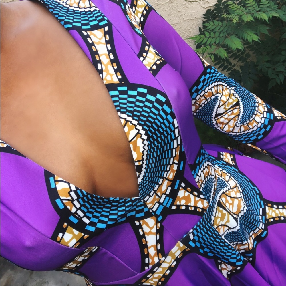 Purple classic Dress - Picture 4 of 6
